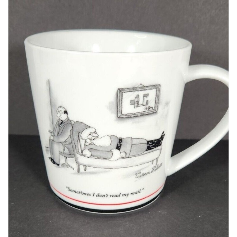 New Yorker Christmas Mug I don't Read My Mail Restoration Hardware Great‎ Gift!
